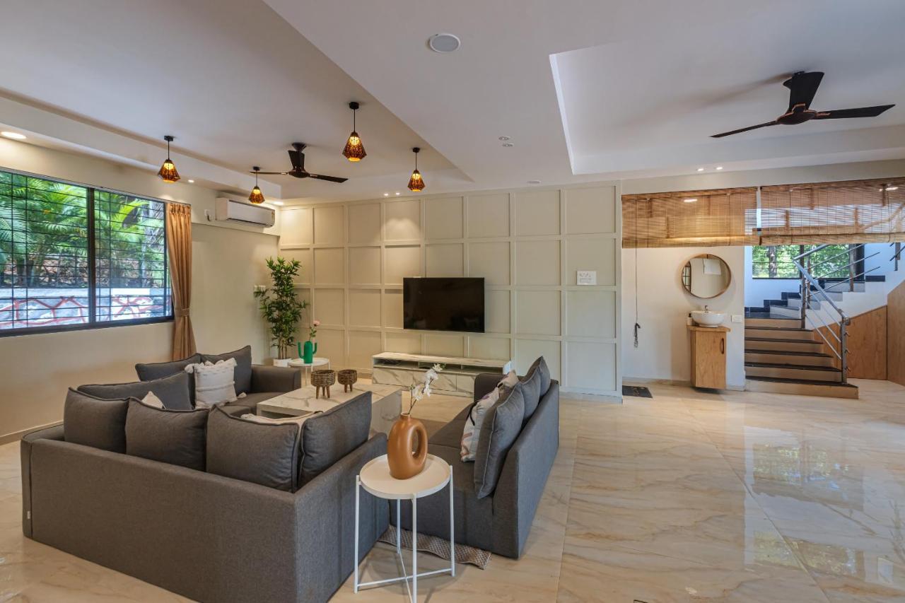 Saffronstays Riverfront Manor, 5-Bdr Pool Villa By Pej River คาร์จัต ภายนอก รูปภาพ