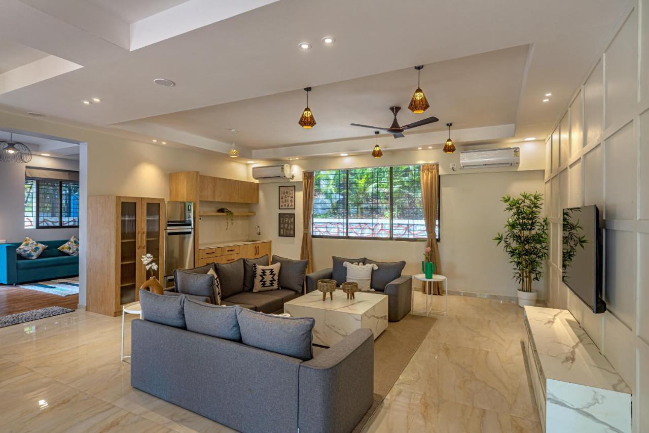 Saffronstays Riverfront Manor, 5-Bdr Pool Villa By Pej River คาร์จัต ภายนอก รูปภาพ